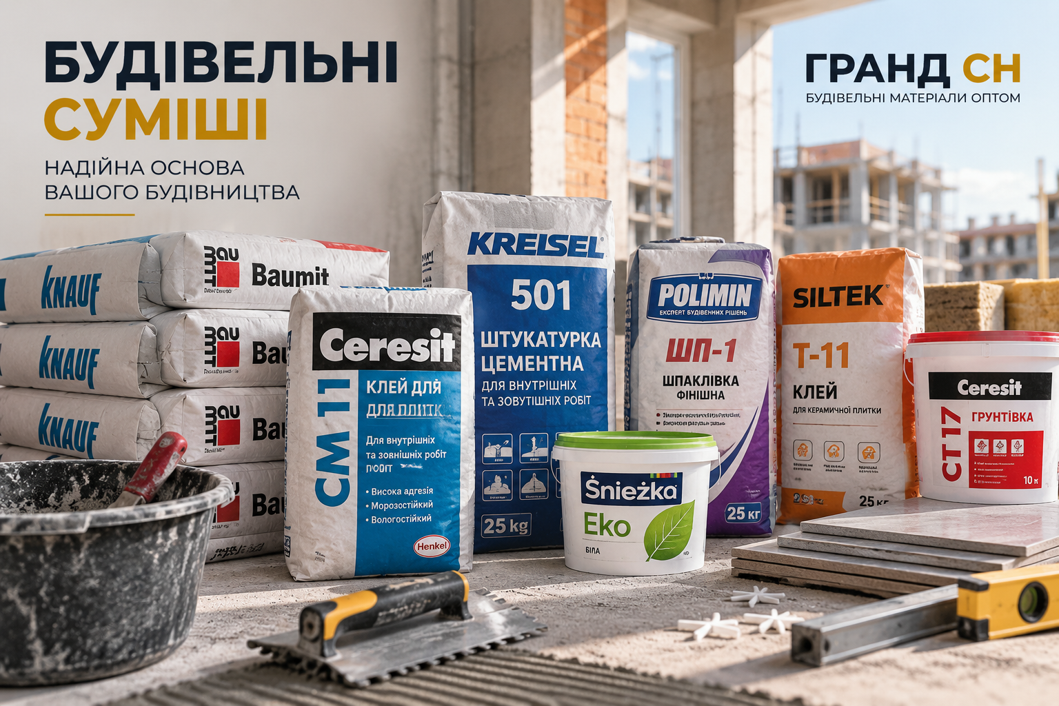 Будівельні суміші