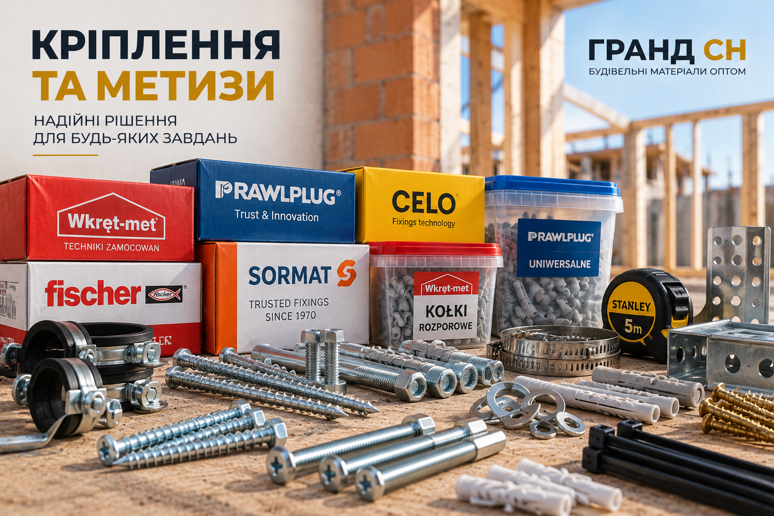 Кріплення та метизи